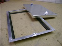 Flush mount duct access door