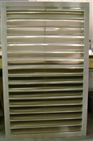 Brushed aluminum finish tall & narrow